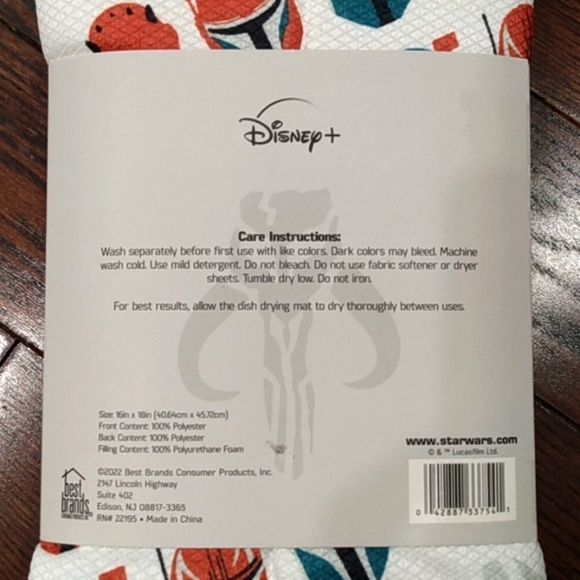 Star Wars The Mandalorian Dish Drying Mats 2 pack - Picture 3 of 7